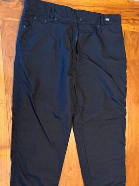 Belstaff Motorcycle Pants Size 40x32 Black Cordura Nylon Biker